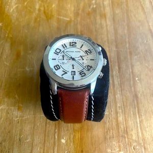 Michael Kors men leather watch